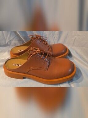 CamperLab Mil 1978 Mules Med Brown Women Size 41 US  10 NWOB Defects